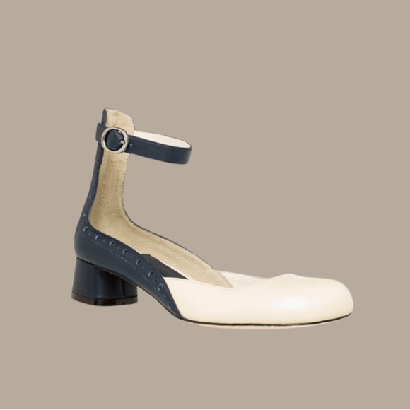Leon Max Leather Ankle Wrap Block Heels | 6 - Picture 8 of 8